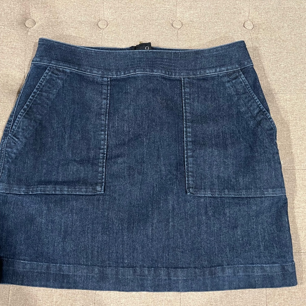 Loft Denim Skirt in Blue